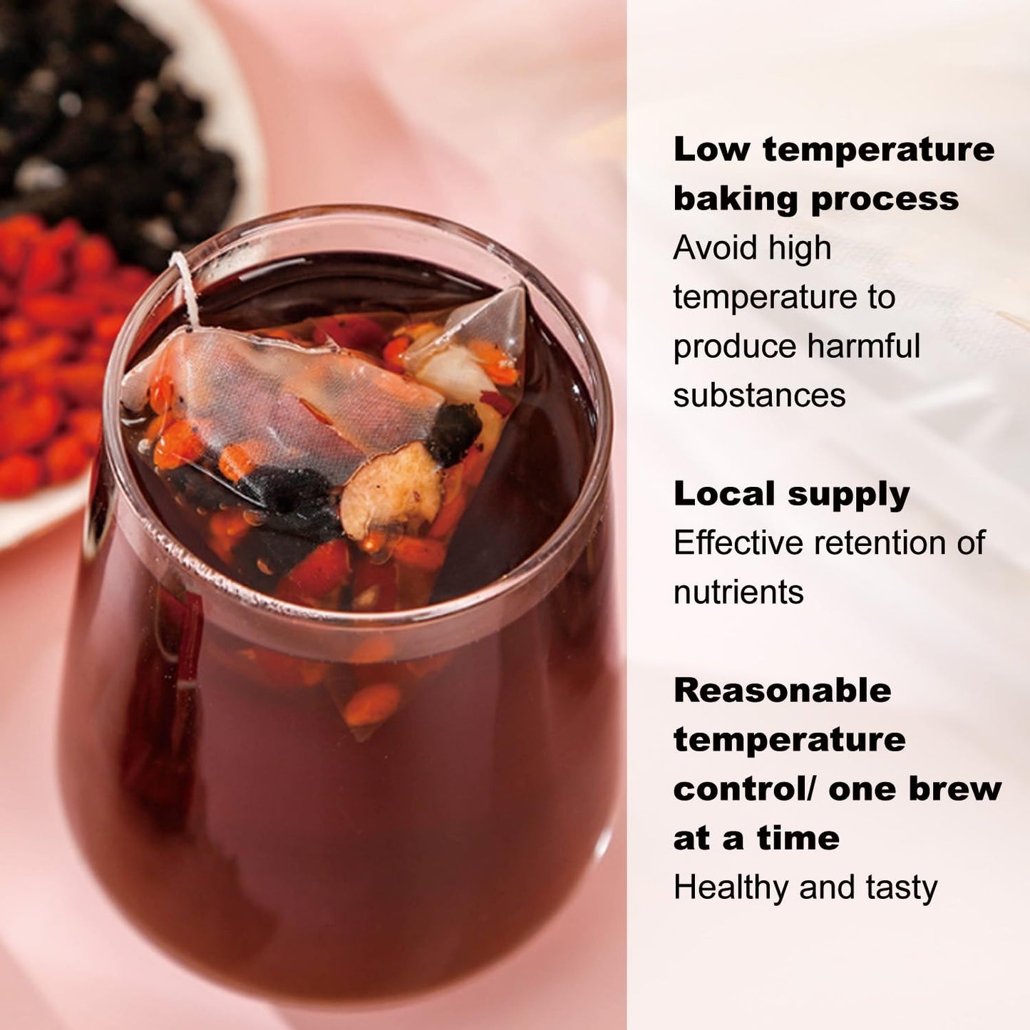 Blended Five Treasure Ginseng Flavor Tea For Men & woman